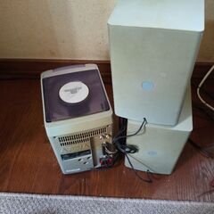 CDカセットミニコンポlcx107　オーディオ機器の画像