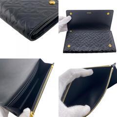 バーバリー BURBERRY 長財布 HERONMONOGRAM 8011605 ブラックの画像