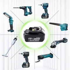 【新品】マキタ 18V 6.0Ah 互換バッテリー BL1860B互換　2個入り（9）の画像