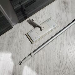 無印良品　伸縮式ポール+床拭きの画像