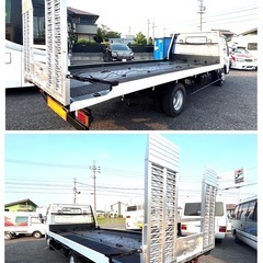 H.19 アトラス　セーフティーローダー　ほぼフルフラット　ウインチ　ラジコン　積載3000kg MT6速　超超超美車　現車確認大歓迎　の画像