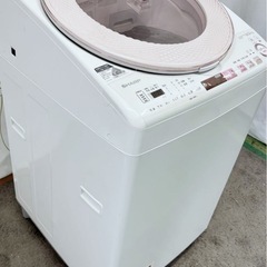 (送料無料) 洗濯・乾燥機 洗8kg 乾4.5kg ヒーター式乾燥 SHARP の画像