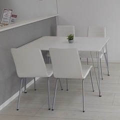 （新品未使用品）ニトリダイニングテーブル5点セットの画像
