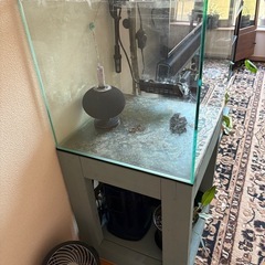 45cmキューブ水槽 水槽台付きの画像