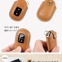 未使用 ZR-Vヴェセル他 ホンダ車用 本革キーケース 高級ブッテーロレザーの画像