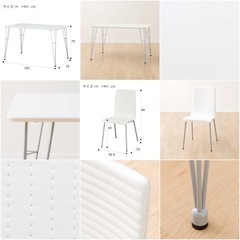 （新品未使用品）ニトリダイニングテーブル5点セットの画像