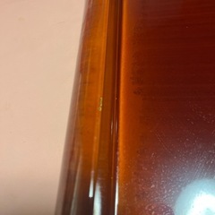 会津塗り漆器の盆。の画像