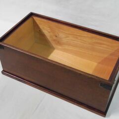 上野村工芸 ティッシュケース 木製の画像
