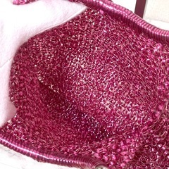 【極美品】ANTEPRIMA アンテプリマ ワイヤーバッグ ハンドバッグ ラウンド型 フクシアピンクの画像