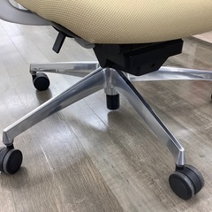 ワークチェア(ベージュ×ホワイト) のご紹介！（トレファク寝屋川）の画像