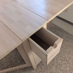 【取引中】IKEA　折りたたみテーブル　ノールデン　の画像