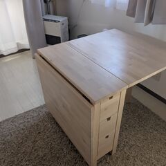 【取引中】IKEA　折りたたみテーブル　ノールデン　の画像
