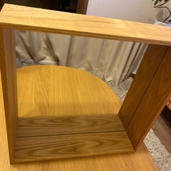 木製鏡/ミラーの画像