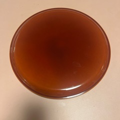 会津塗り漆器の盆。の画像