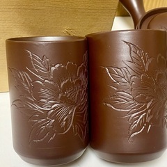 三重　四日市萬古焼 昇龍窯 一風作　手作り　茶器 煎茶碗　湯呑みの画像