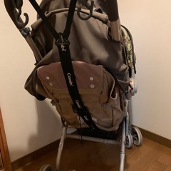 【コンビ】ベビーカー&ベビーシート茶の画像