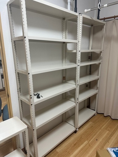 スチールラック（180cm×80cm×27cm）1台｜引き取り限定・価格交渉OK