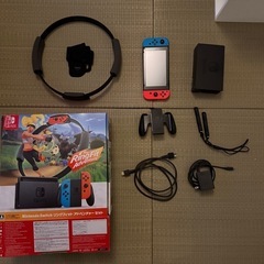 Nintendo Switch Ring Fit Adv セット　arms 付の画像