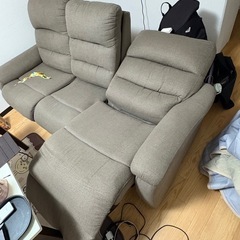 電動ソファベッドの画像