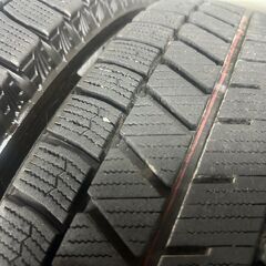 走行短め【BS VRX3 155/65R14】スタッドレス【WAREN 14インチ 4.5J4HPCD100+45】21年製 タント N-BOX ウェイク スペーシアギア等　(STP009)の画像