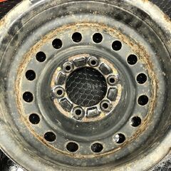 トヨタ 200系ハイエース 純正ホイール 純正スチールホイール 15インチ 4本 6J6HPCD139.7約+35　(SHC007)の画像