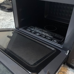 山善 YAMAZEN オーブンレンジ スチームオーブンレンジ フラット 25L 縦開き MRK-F250TSVの画像