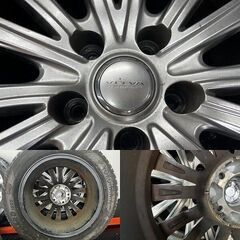 【YOKOHAMA ice GUARD iG60 215/55R17】スタッドレス【Weds VELVA TESALIA 17インチ 7J5HPCD114.3+40】21年製 クラウン等　(STA012)の画像