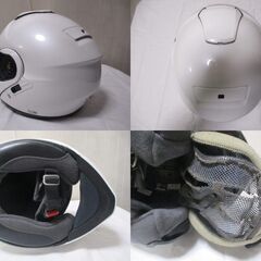 G∝31 ヘルメット SHOEI NEOTEC システムタイプ 2015年製 Lサイズ 59cm ショウエイ ネオテック 検：サンバイザ内臓 ラチェット式顎紐の画像