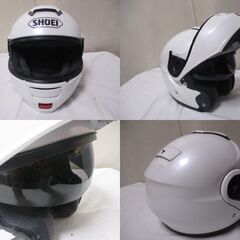 G∝31 ヘルメット SHOEI NEOTEC システムタイプ 2015年製 Lサイズ 59cm ショウエイ ネオテック 検：サンバイザ内臓 ラチェット式顎紐の画像
