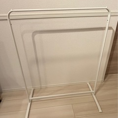 【美品】IKEA ハンガーラック 
白の画像
