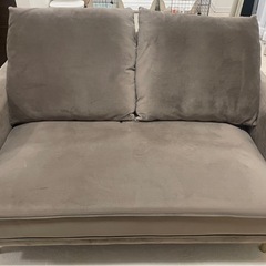 【値下げしました】【美品】LOWYA（ロウヤ）2人掛けソファ／北欧風・ナチュラルインテリアに◎ の画像