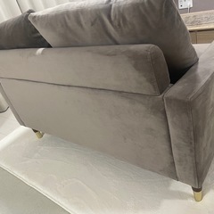 【値下げしました】【美品】LOWYA（ロウヤ）2人掛けソファ／北欧風・ナチュラルインテリアに◎ の画像