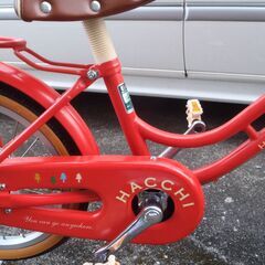 ブリジストン製　高級幼児用自転車　ハッチ　HACCHI　16インチ　補助輪　取説つきの画像