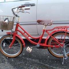 ブリジストン製　高級幼児用自転車　ハッチ　HACCHI　16インチ　補助輪　取説つきの画像