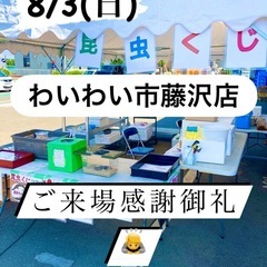 🌟昆虫くじイベント開催感謝御礼🌟