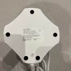 NVEESHOX 電源タップ タワー型 コンセントAC 9個口 USB 3ポート(最大3.1A/5V)1500W 入力100V-125V+1Type-C USB PD 18W 延長コード2m 雷ガード 過負荷保護 省エネ急速充電 職場用 家庭用 ホワイトの画像