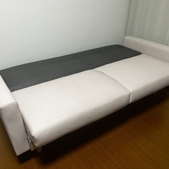 三人掛けソファーベッドの画像
