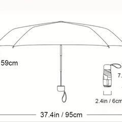 日傘 折りたたみ傘 晴雨兼用 コンパクト 軽量 UVカット 折り畳み日傘 メンズ レディースの画像