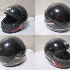 G∝213 ヘルメット SHOEI TX C種 L シールド C-11 FIBERGLASS AND ZYTEL ショウエイ 検：フルフェイス 当時物 旧車 レトロ ジャンク品の画像