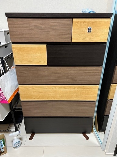 激安☆k75☆無印良品☆チェスト☆幅1200㎜☆近隣配達、設置