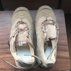 新品 25cm メンズ スニーカー ブラウン 厚底 男女兼用 シューズ 識別番号:【N232-S】の画像