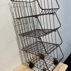 ラック 収納 ワゴン風　の画像