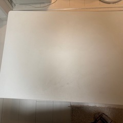 【譲ります】ニトリ　ローテーブル　白の画像