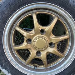 エンケイ ENKEI J Speed 4本セット 110-4 13×5.0 +45 NANGKANG AS-1 165/60R13の画像
