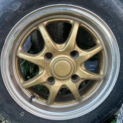 エンケイ ENKEI J Speed 4本セット 110-4 13×5.0 +45 NANGKANG AS-1 165/60R13の画像