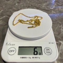 K18刻印有 2本セット 金ネックレス6gの画像