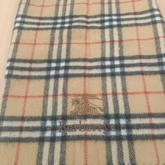 BURBERRY ノバチェック ストール 大判 ロゴ刺繍の画像