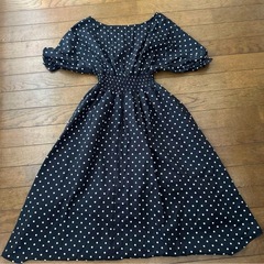 レディース 水玉 ワンピース Mサイズの画像