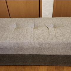 [個別で取引中]ニトリ[中古]、2人掛け、ソファベッド【8/9指定時間帯、引き取り希望】の画像