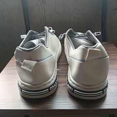 新品 27cm メンズ スニーカー ホワイト 厚底 シューズ 普段着 識別番号:【N234-S】の画像